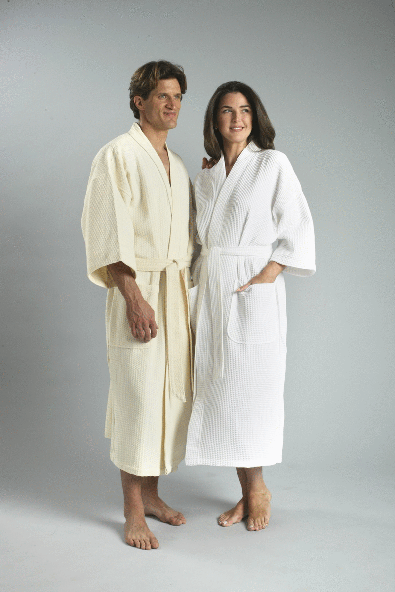 Lightweight Waffle Kimonos