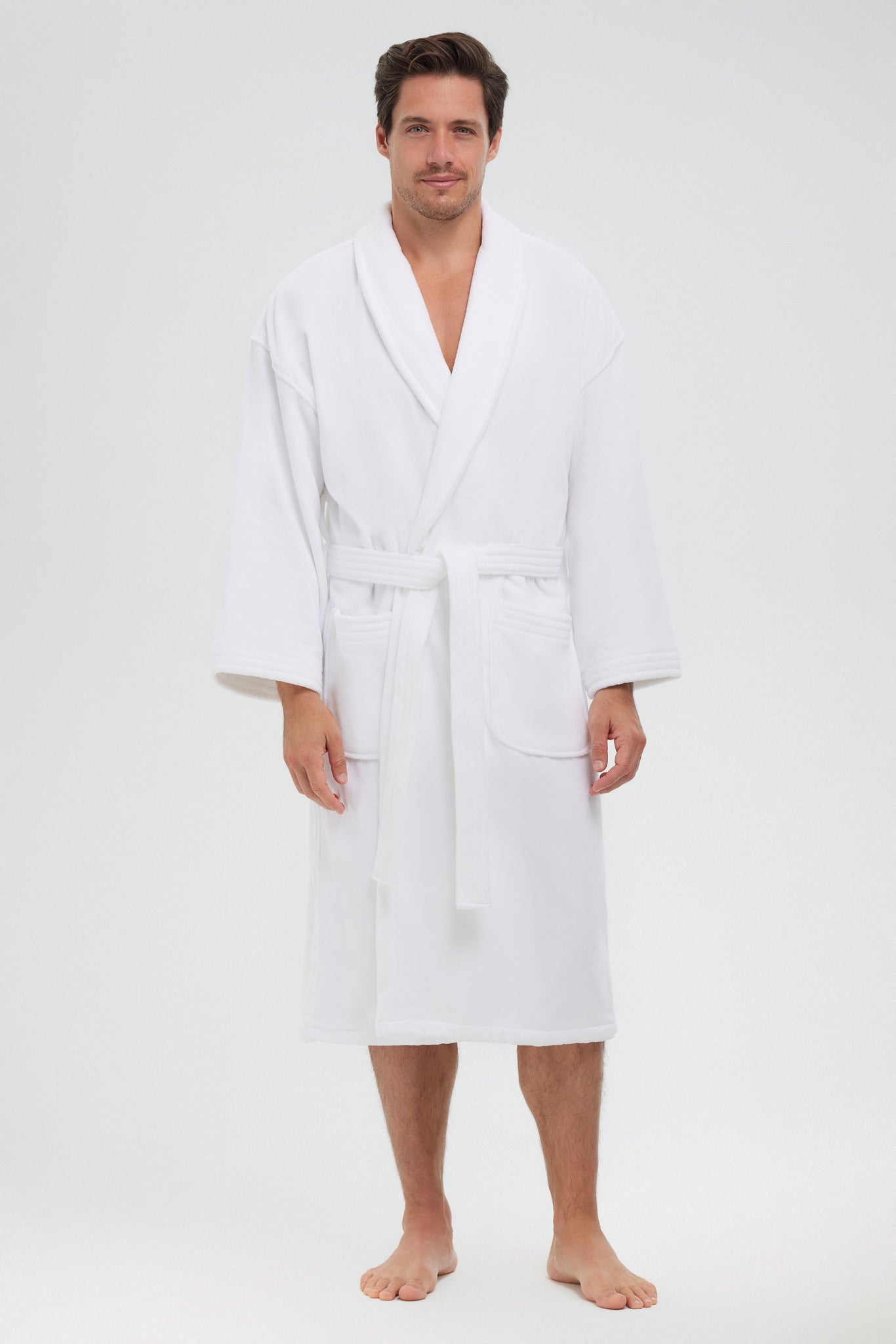 12oz. Luxury Velour Terry Shawl Robe | Monarch Towel Company