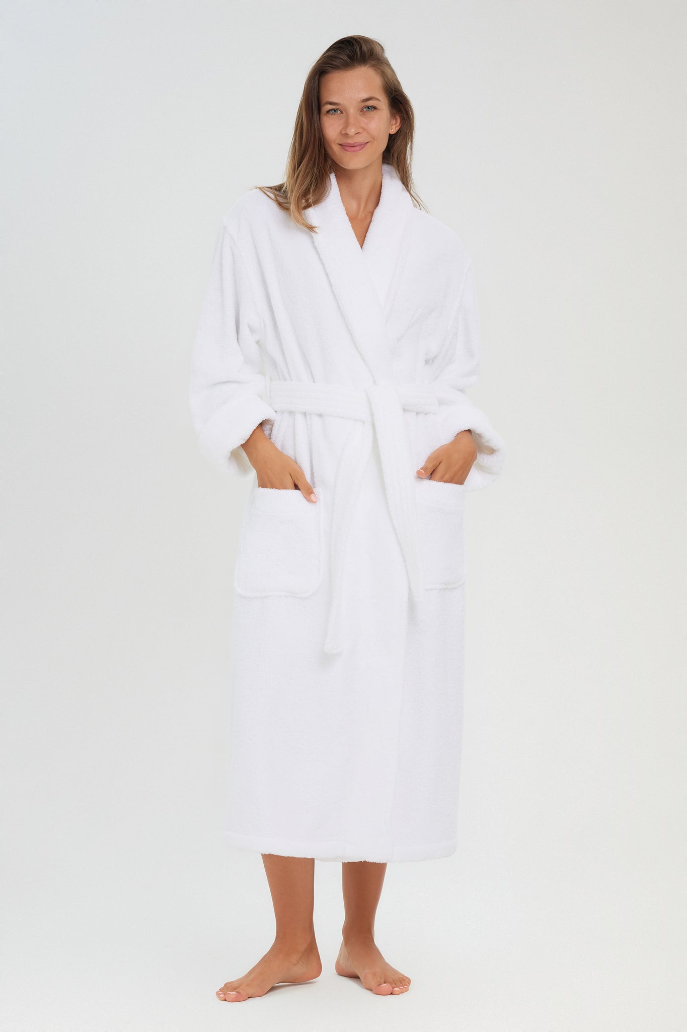 Terry Material Robe 16oz. Terry Shawl Robe | Heavy Terry Cloth Bathrobe
