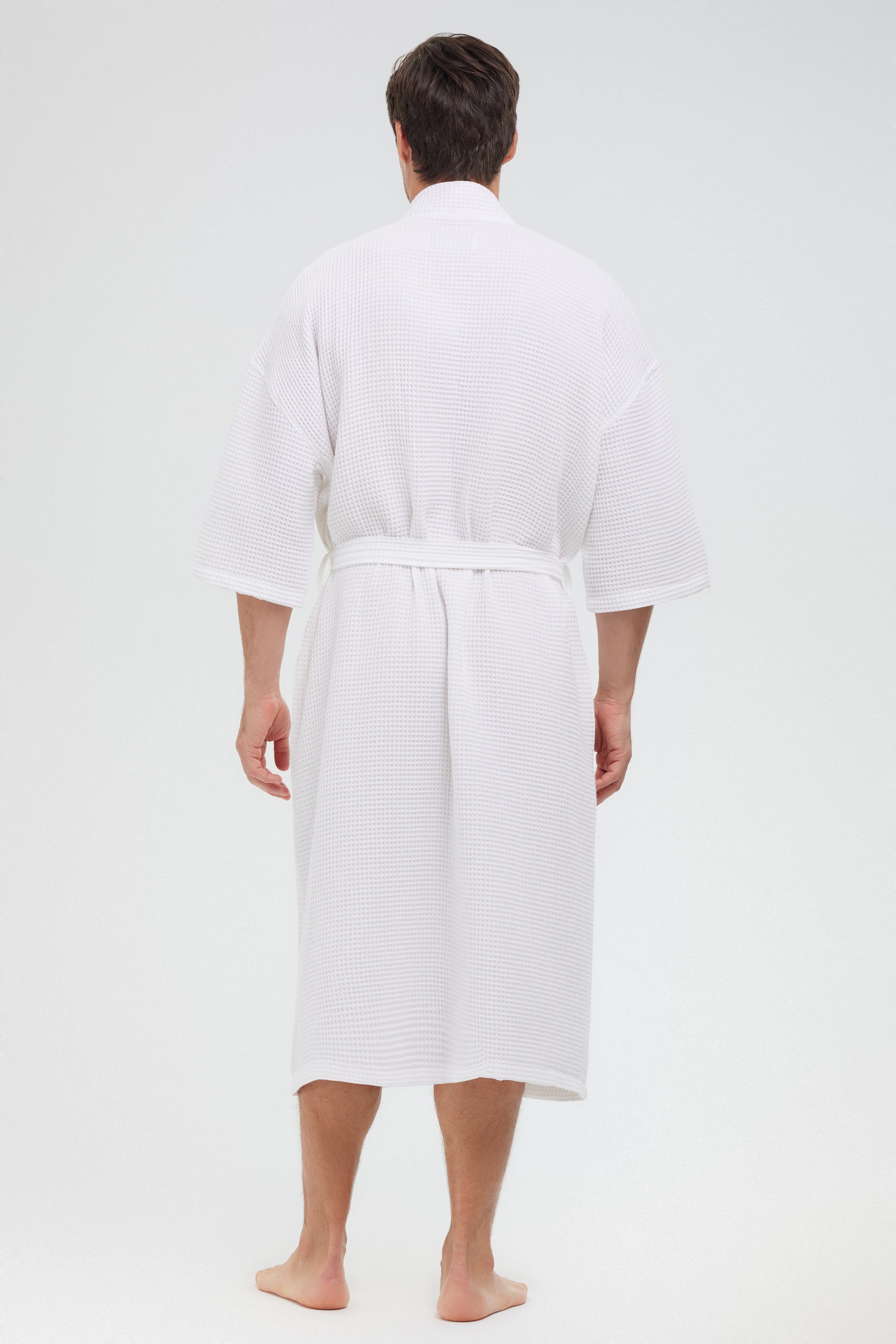 Classic Waffle Robe, Large (OSFM) / White - Monarch Cypress Online Classic Waffle Robe, Large (OSFM) / White - Monarch Cypress Online