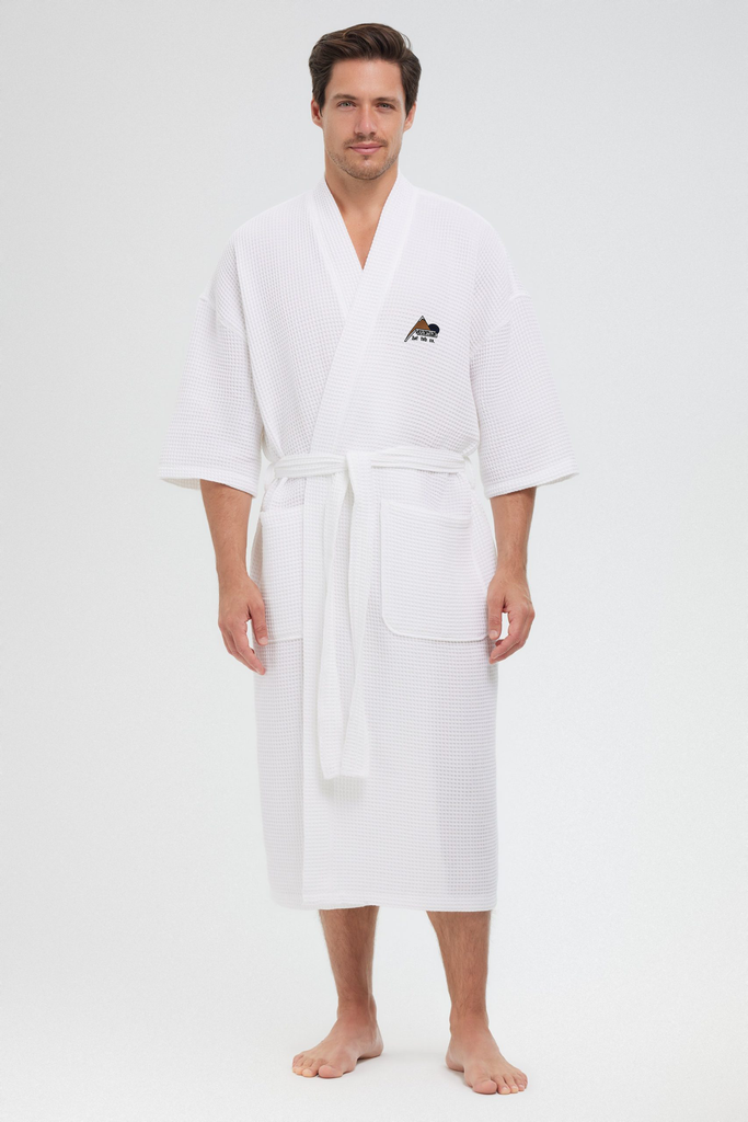 Hotel Overrun Classic Waffle Robe (With Logo)