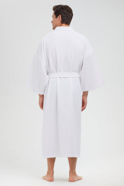 Diamond-Style Waffle Robe | Honeycomb Robe