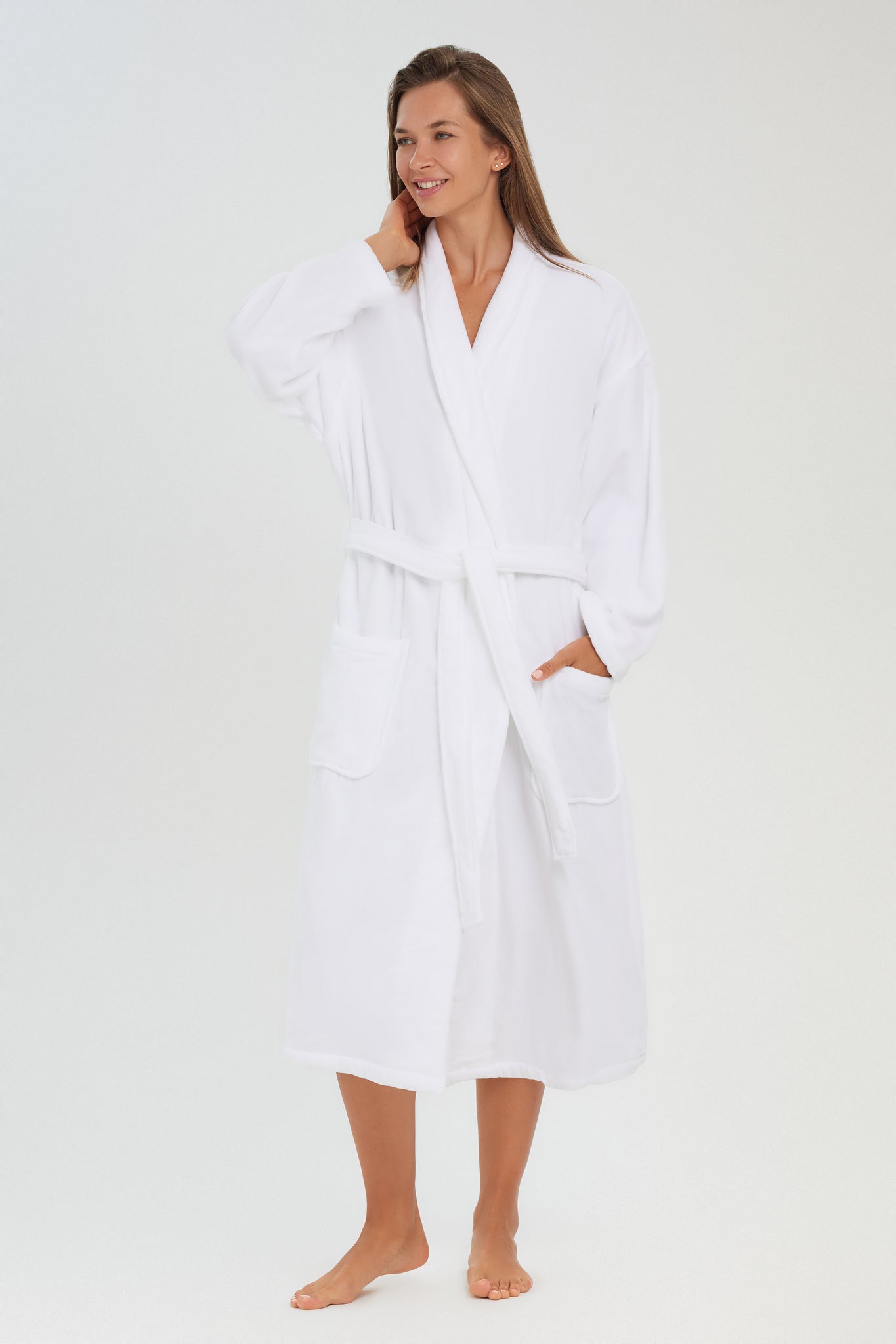 Basic Terry Velour Shawl Robe | Terry Velour Robe