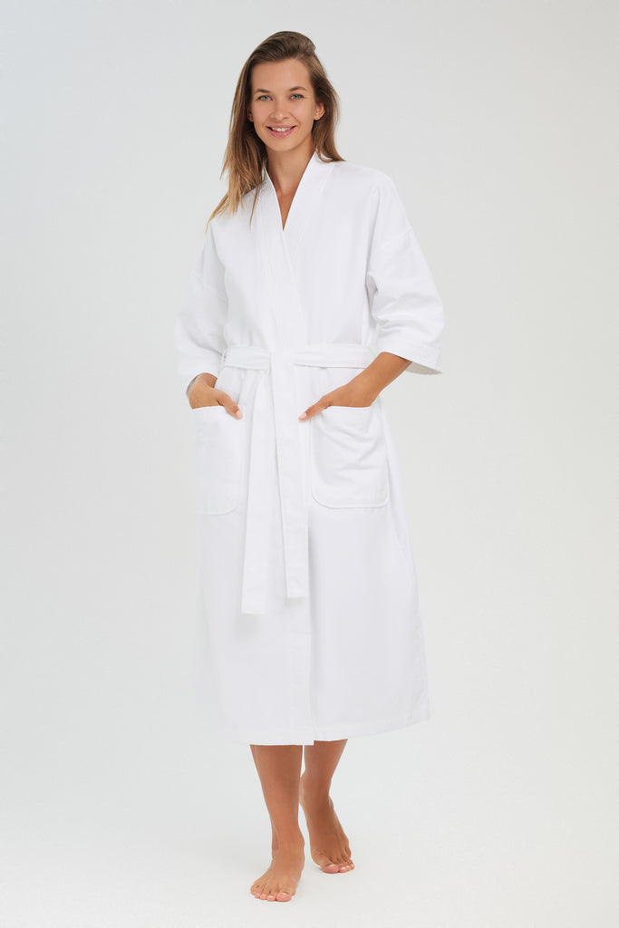 Chamois Microfiber Kimono Robe