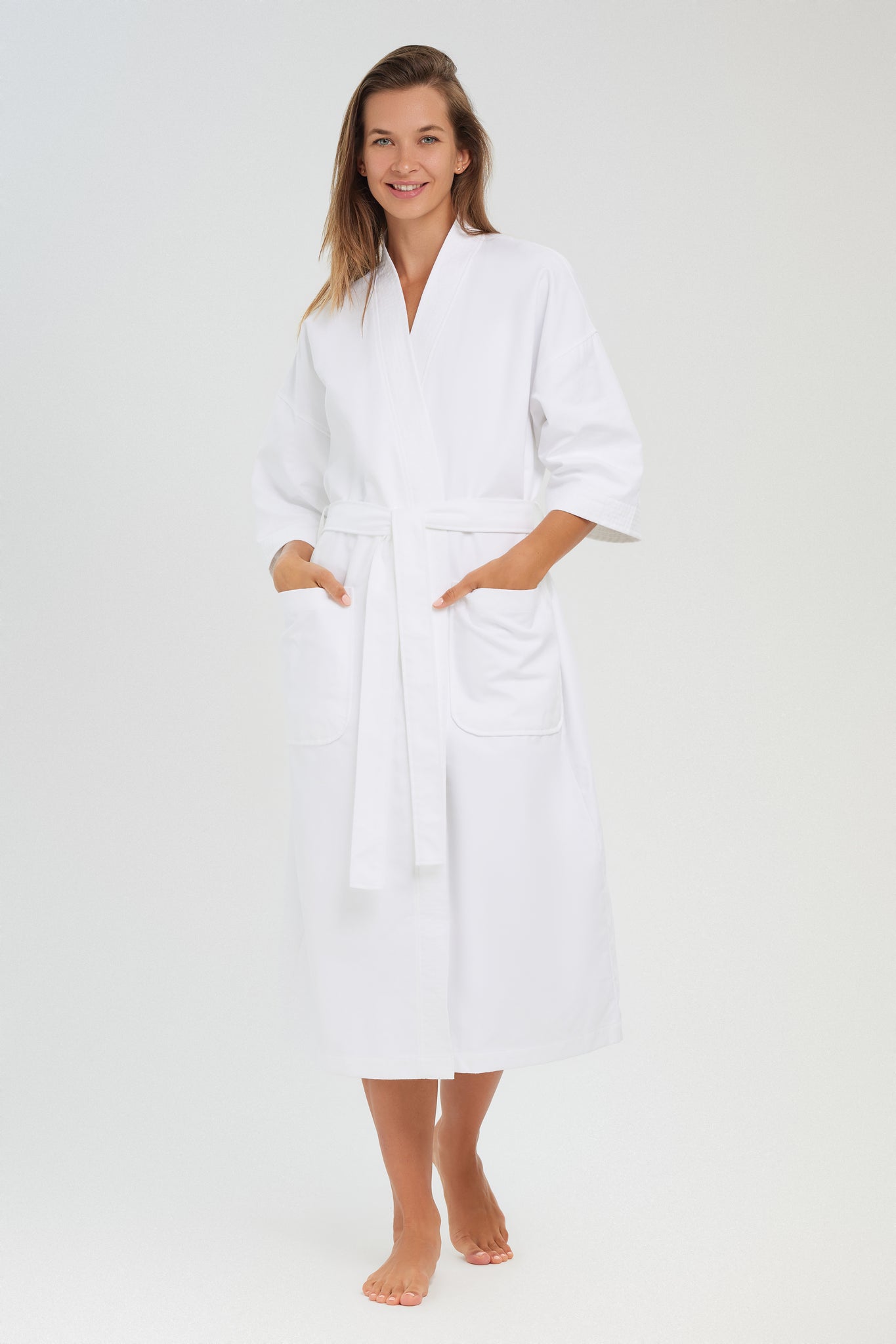 Chamois Microfiber Kimono Robe