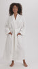 Shell-Pattern Shawl Collar Waffle Robe