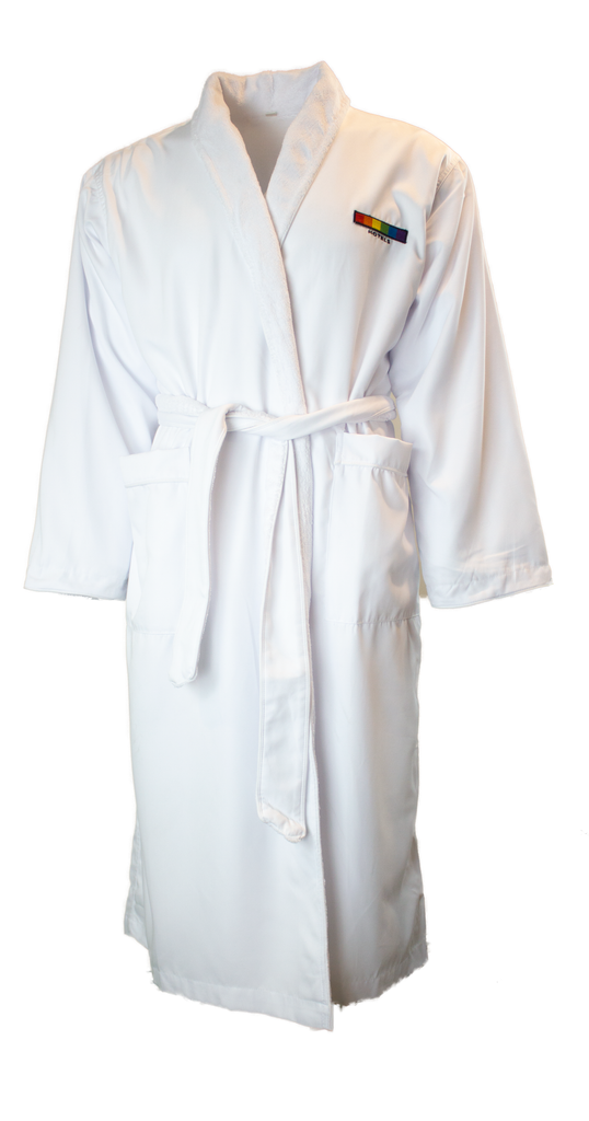 Microfiber Shawl Lined in Plush Robe - OVERRUN